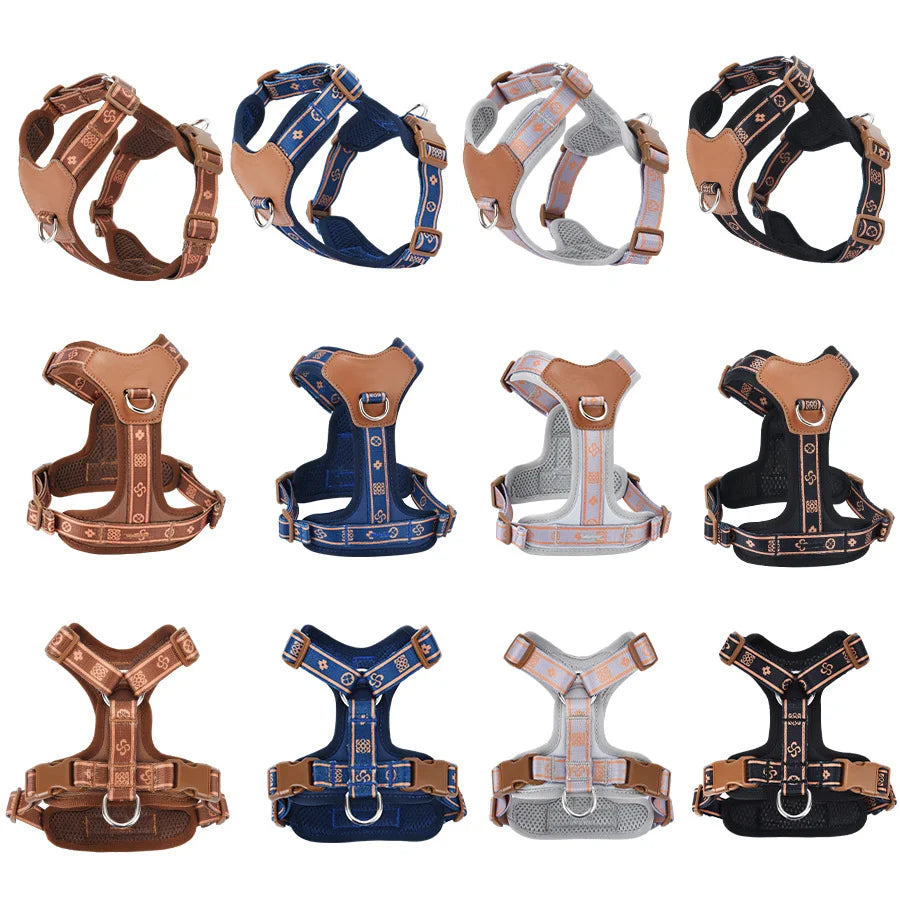 Adjustable Dog Harness – Nylon Vest for Small & Medium Pets