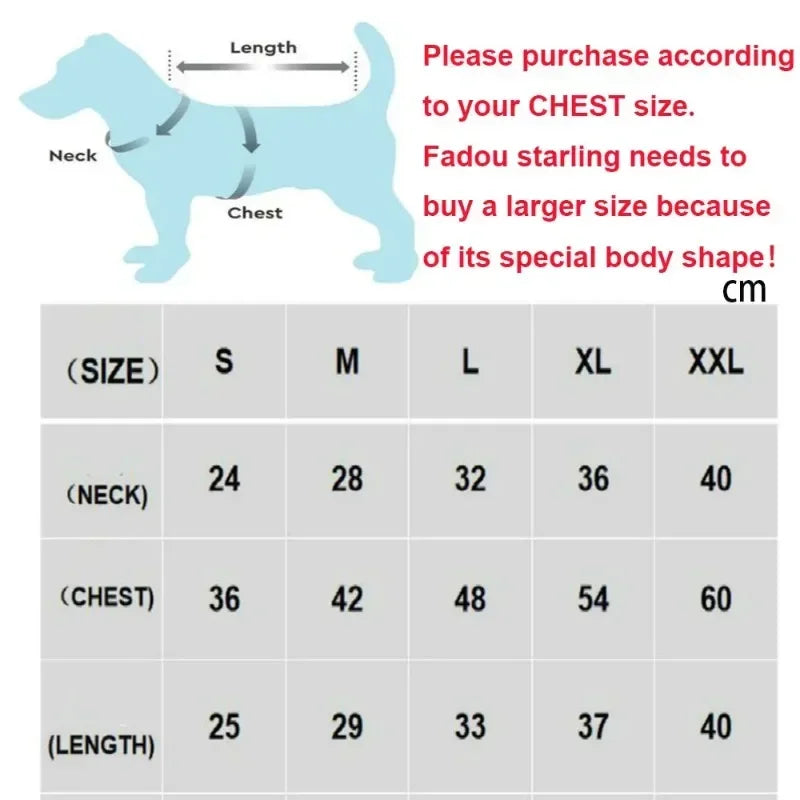 Winter Down Jacket for Schnauzer & French Bulldog