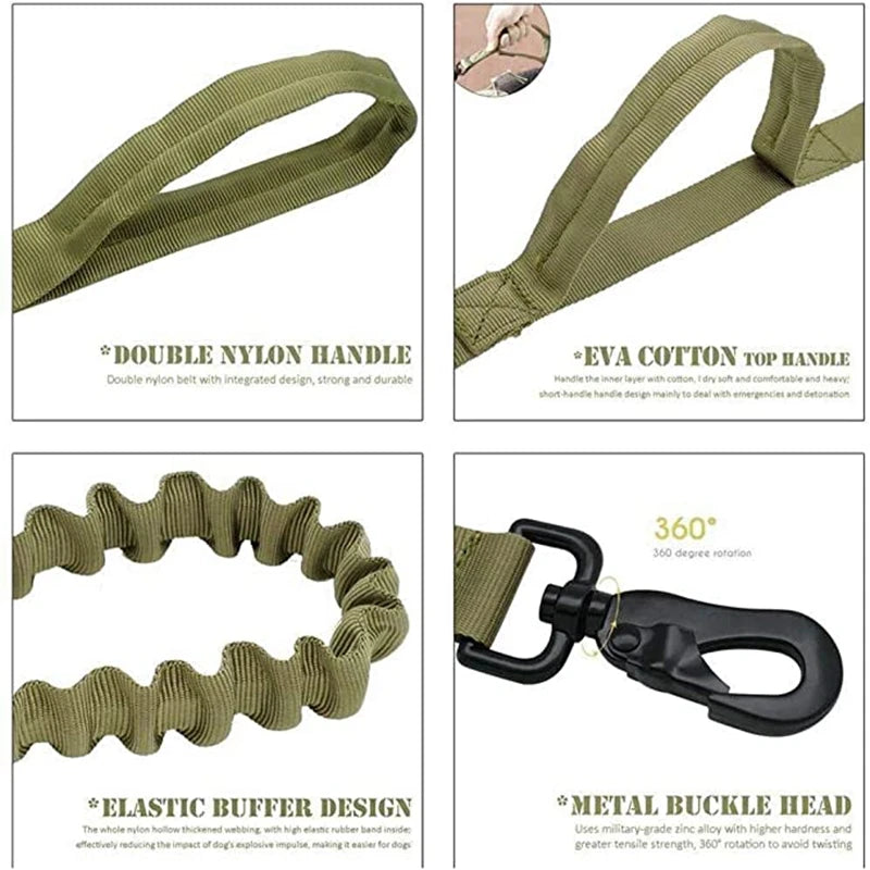 Military Tactical Dog Collar – Durable, Adjustable & Padded for Medium and Large Dogs