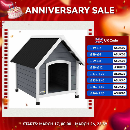 PawHut Outdoor Dog Kennel with Removable Floor