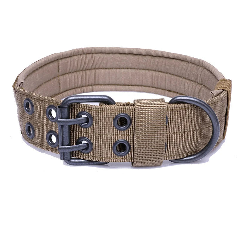 Adjustable Tactical Dog Collar – Heavy Duty, Reflective & Comfortable