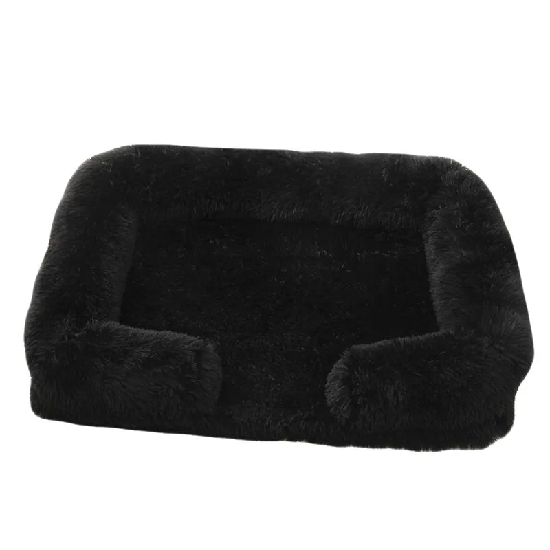 Large Plush Dog Bed with Thickened Pad
