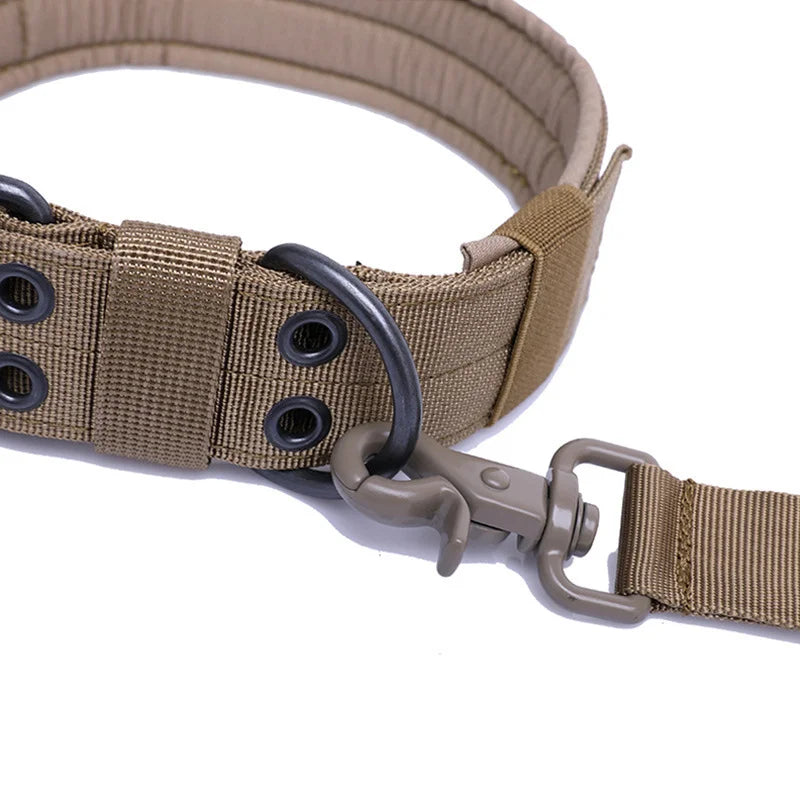 Adjustable Tactical Dog Collar – Heavy Duty, Reflective & Comfortable