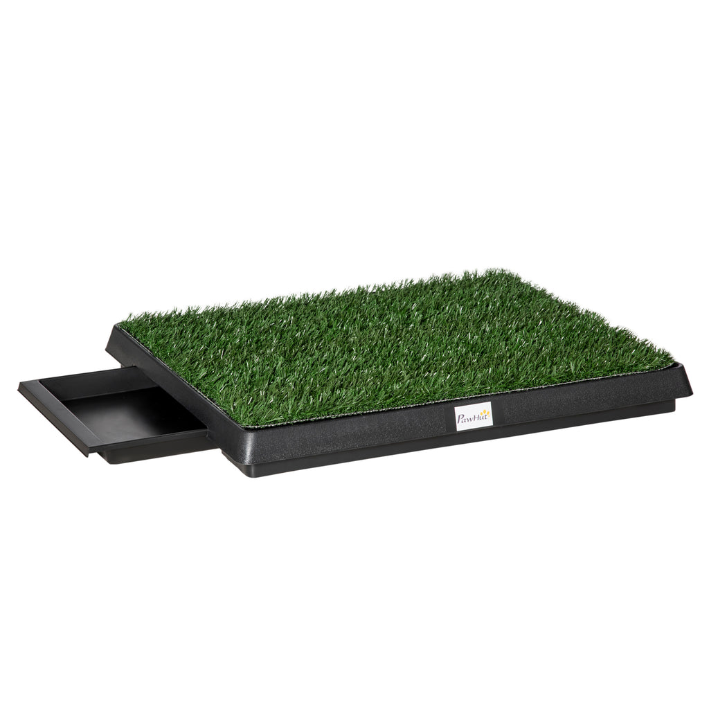 2-in-1 Large Dog Potty with Grass Turf & Tray | Indoor/Outdoor Training Pad