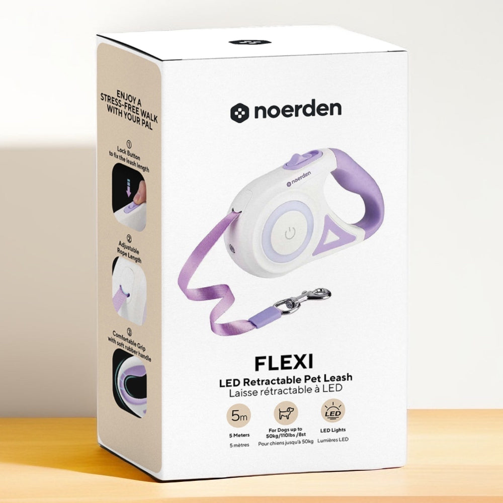 Flexi Leash Pro: LED Night-Glow Retractable Leash for Safer Walks