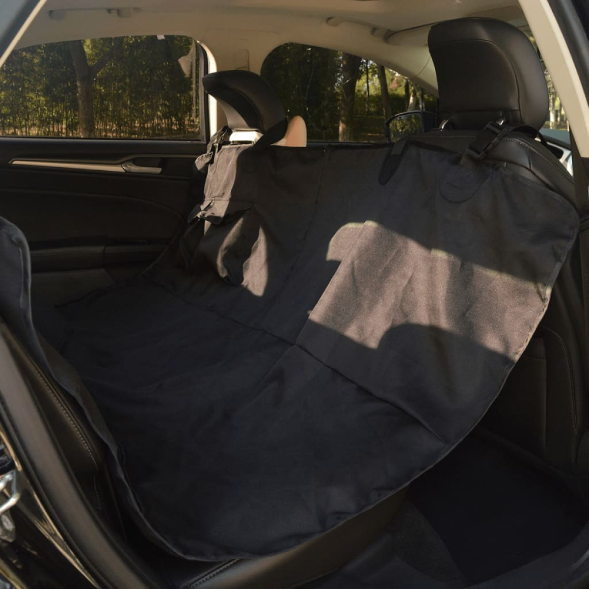 vidaXL Waterproof Pet Rear Car Seat Cover 148x142 cm - Black