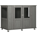 Indoor End Table Dog Crate - Extra Large, Grey, Ventilated
