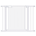 PawHut Pressure-Fit Safety Gate for Doors - Auto-Close, 75-103 cm, White