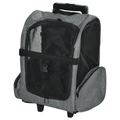 2-in-1 Pet Travel Backpack & Trolley Carrier, Grey