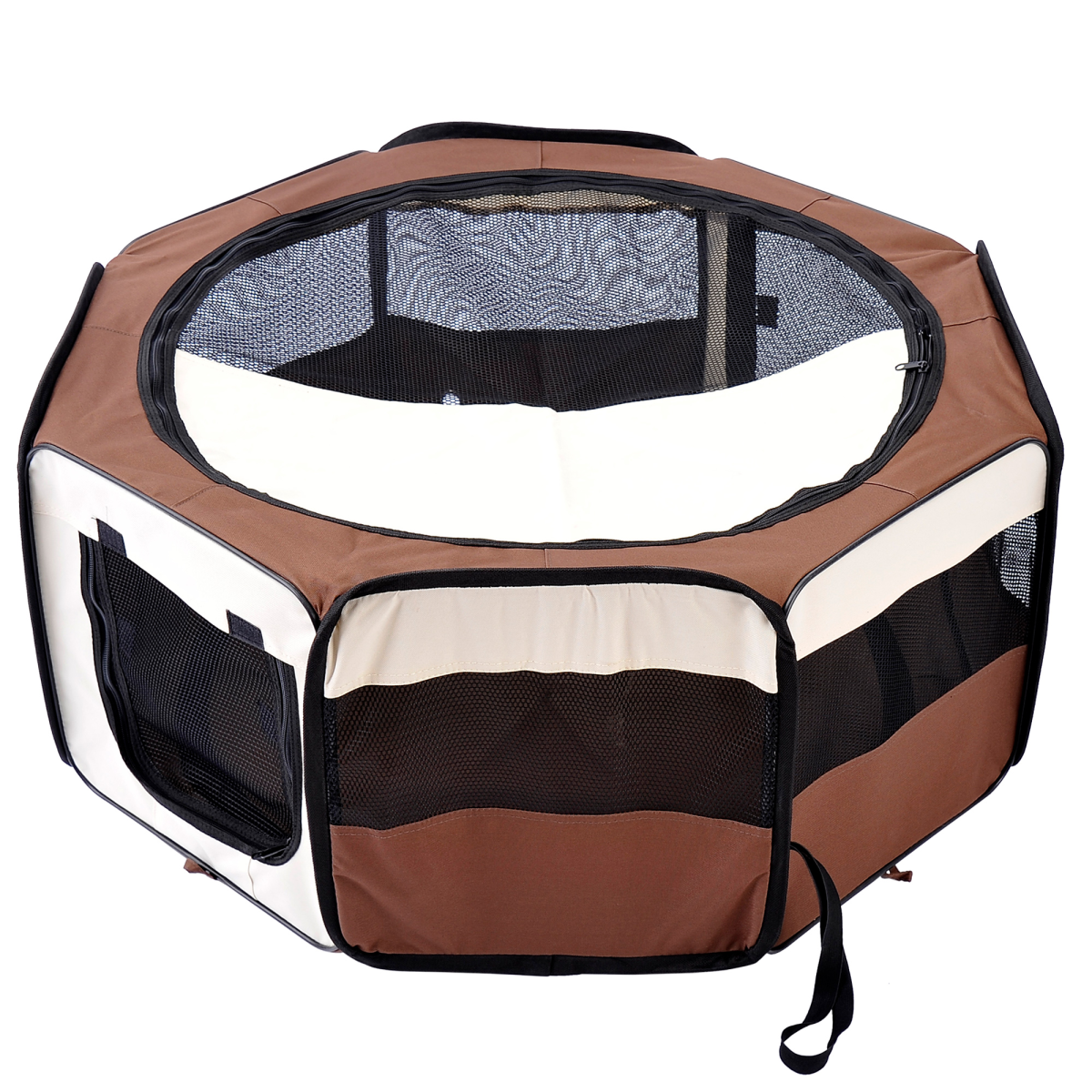 PawHut Fabric Pet Playpen for Small Animals, 90x41 cm, Foldable