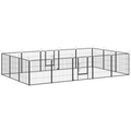 Heavy-Duty 16-Panel Puppy Play Pen - 80cm High, Flexible Shape