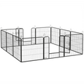 Heavy-Duty 12-Panel Puppy Play Pen for Indoor/Outdoor Use
