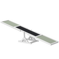 PawHut Wood Seesaw for Large Dogs - Anti-Slip & Outdoor-Ready