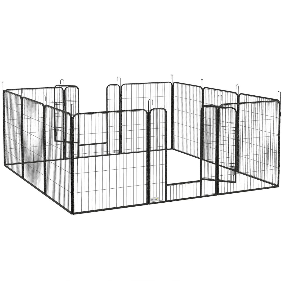 Heavy-Duty 12-Panel Puppy Play Pen for Indoor & Outdoor Use