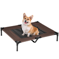 Raised Pet Bed Cot: Elevated Mesh Hammock, Waterproof, Portable & Easy-Clean