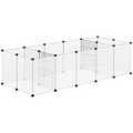 18-Panel DIY Playpen for Guinea Pigs & Hedgehogs - Spacious Modular Cage