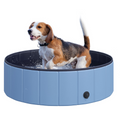 Pawhut 100cm Foldable Pet Pool for Indoor/Outdoor Cat & Dog Fun