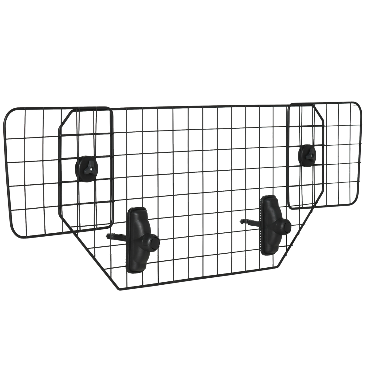 Adjustable Car Boot Dog Guard Mesh Barrier - 90-120cm Wide, 40.5cm High