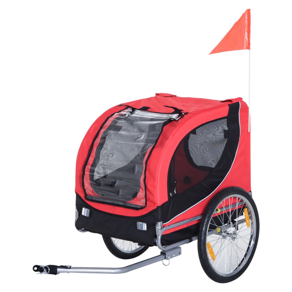 Dog Bike Trailer Carrier for Small-Medium Pets - Safe, Stable, Easy Travel